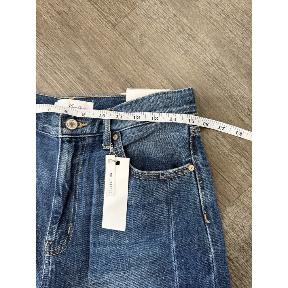 KanCan Vintage 90s Jeans Women's 27 (7) Straight Front Split Seam NWT - Picture 4 of 9